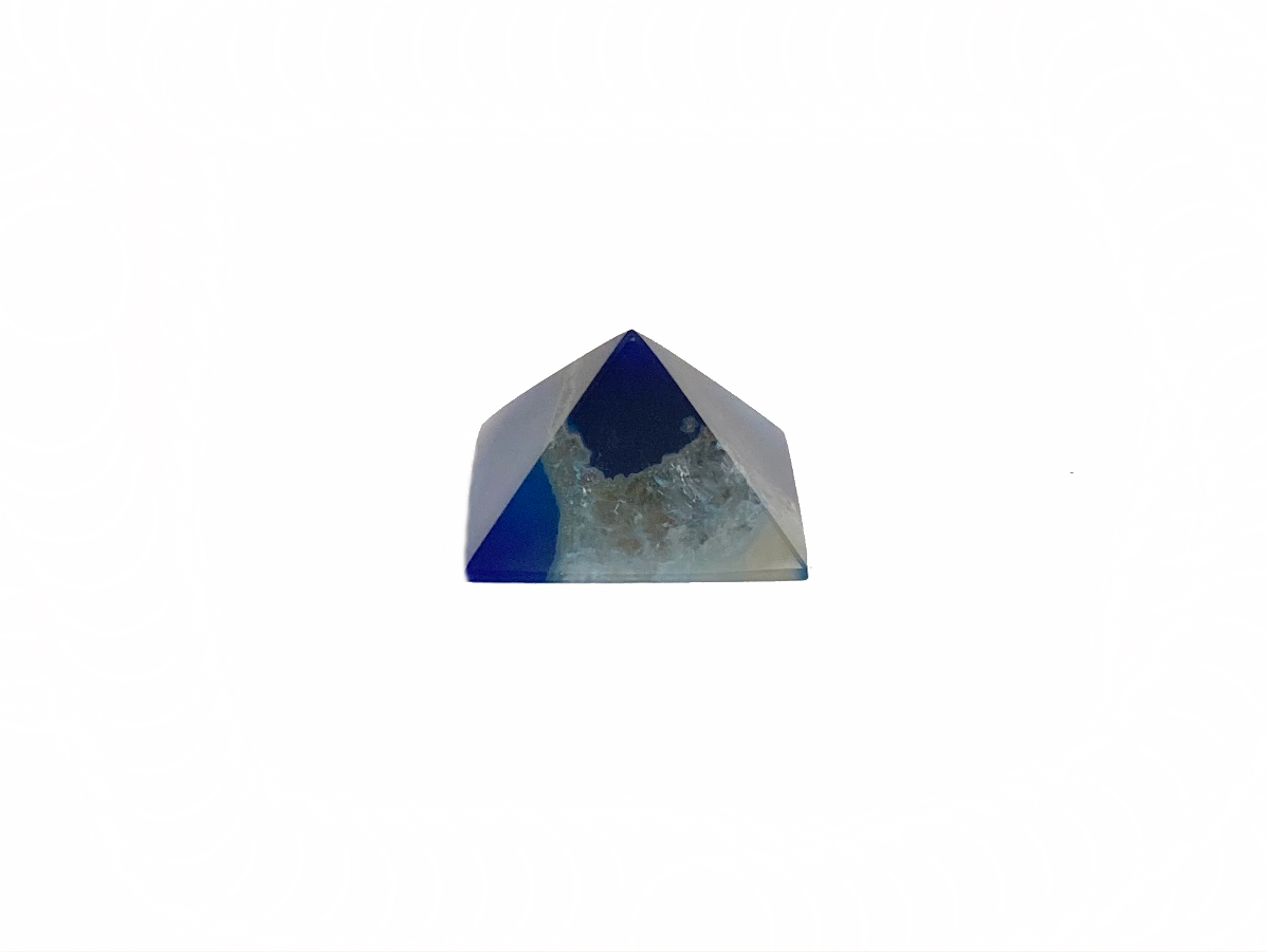 Pirâmide de Ágata Azul