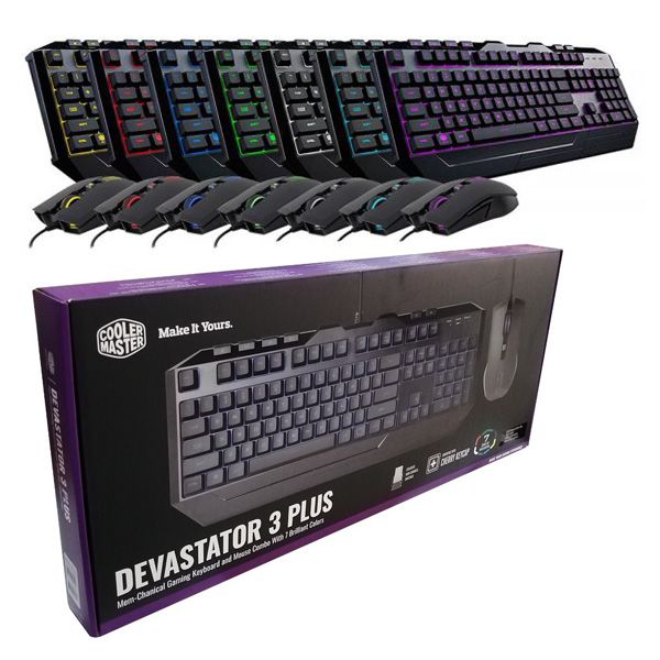 Kit Mouse e Teclado Gamer Devastator 3 Plus SGB-3001-KKMF1-BR