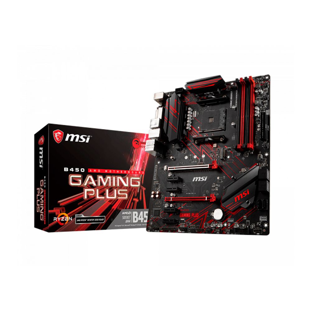 Placa Mãe AMD Am4 MSI B450 Gaming Plus