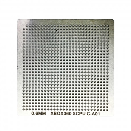 Stencil XBOX 360 XCPU C-A01 calor direto 0.6 Reballing Bga GM-27