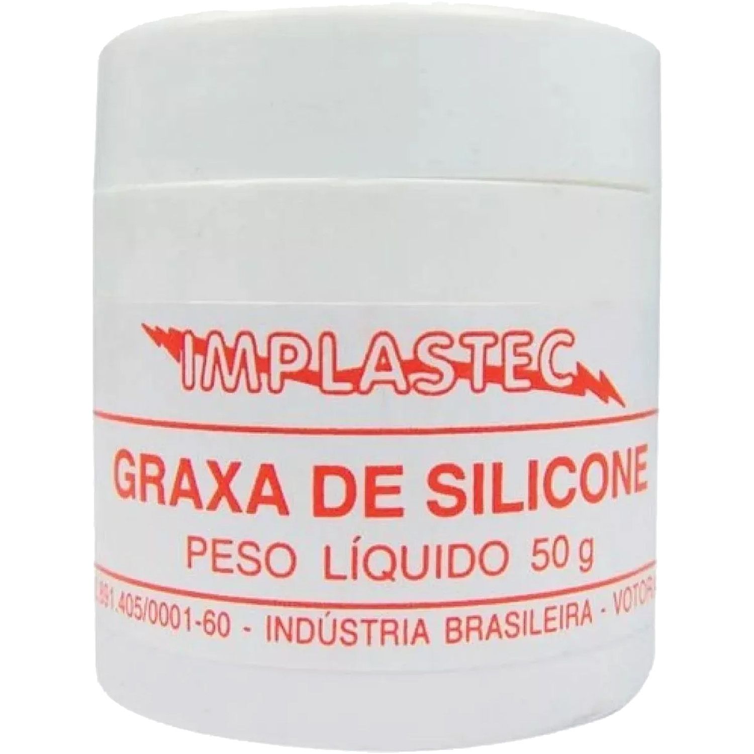 Graxa Silicone 50g 100% Pura Airsoft Paintball Eletronica Implastec