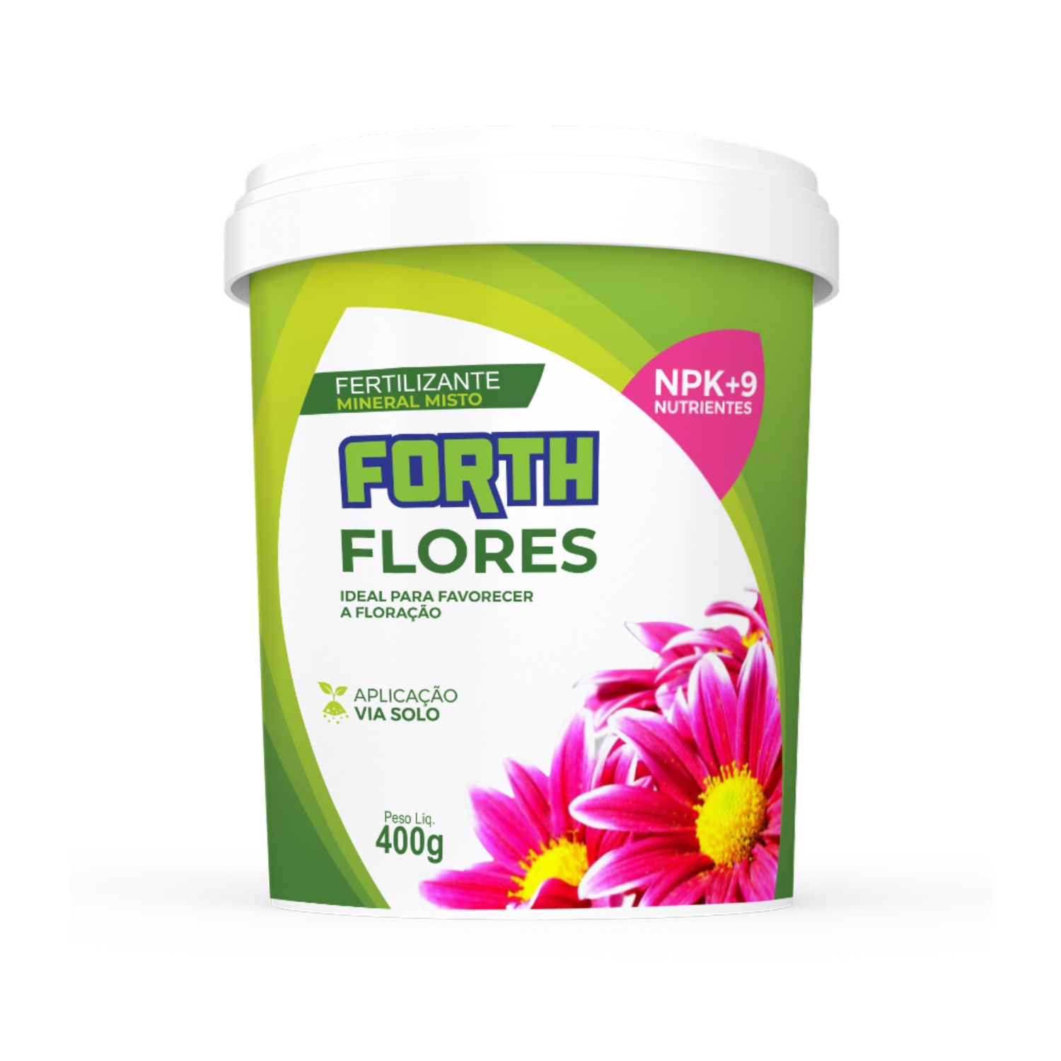 Kit Adubo Forth Flores 400g + Hortaliças 400g