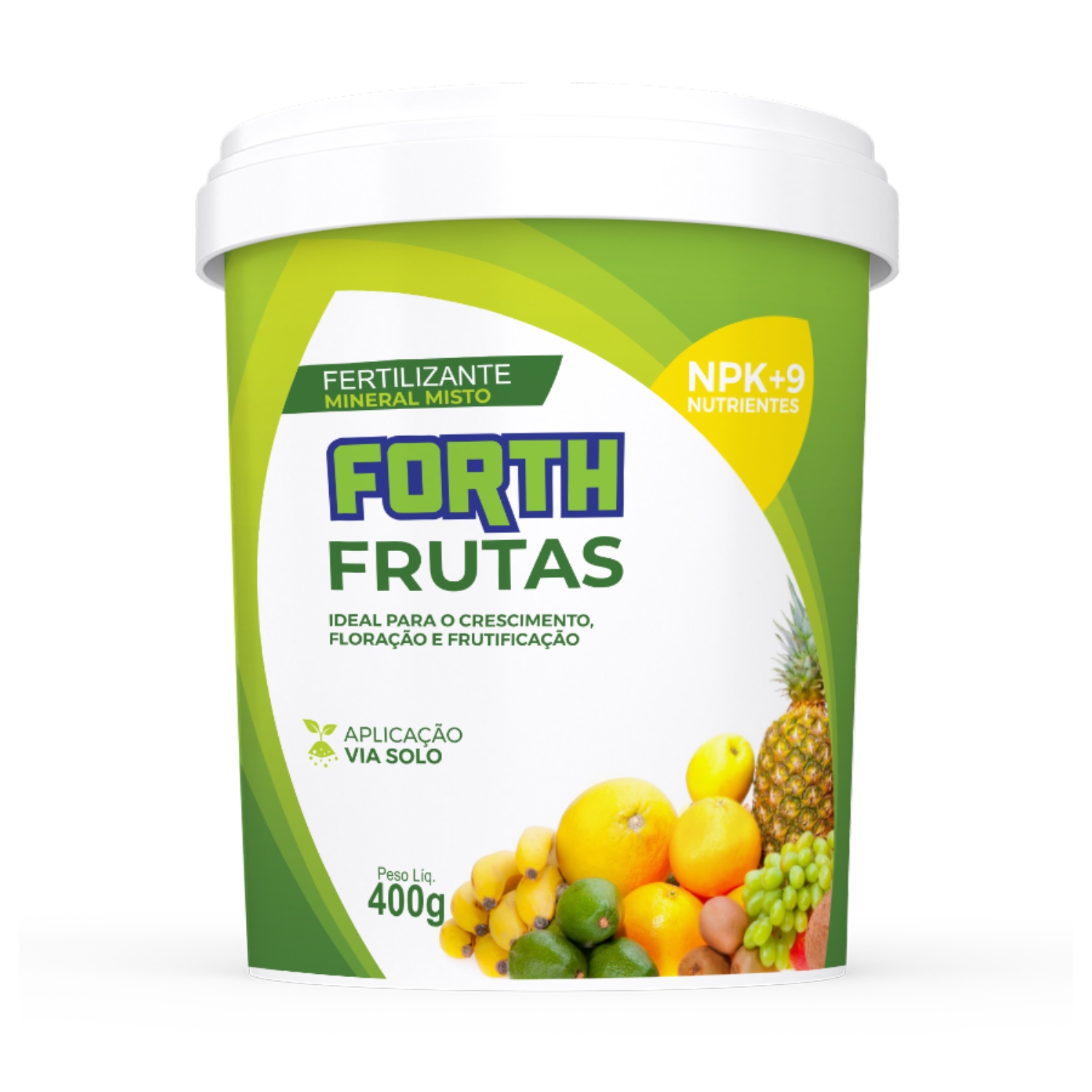 Kit Adubo Forth Frutas 400g + Orquidea 30-10-10 Crescimento 400g