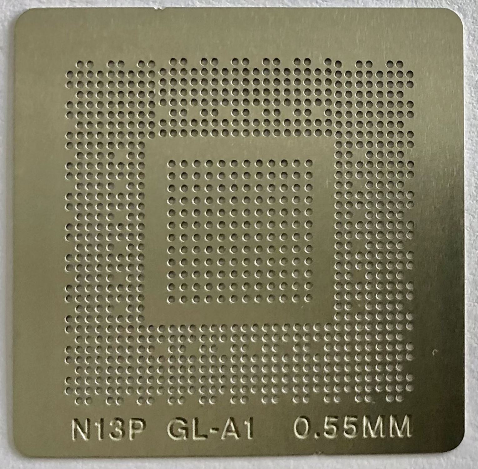 Kit stencil N13P-GL-A1 Bga Calor Direto Reballing G17 + suporte