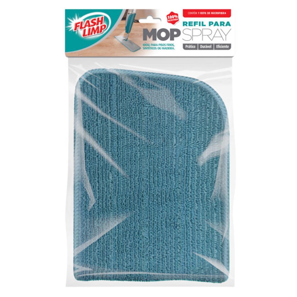 Refil Flash Limp Para Mop Spray Azul RMOP7800-AZ