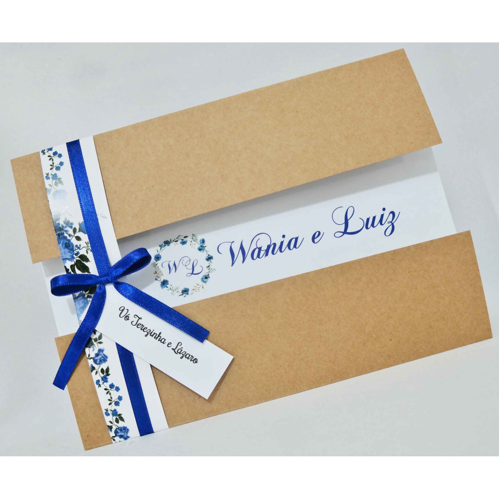 Convite de Casamento com Envelope