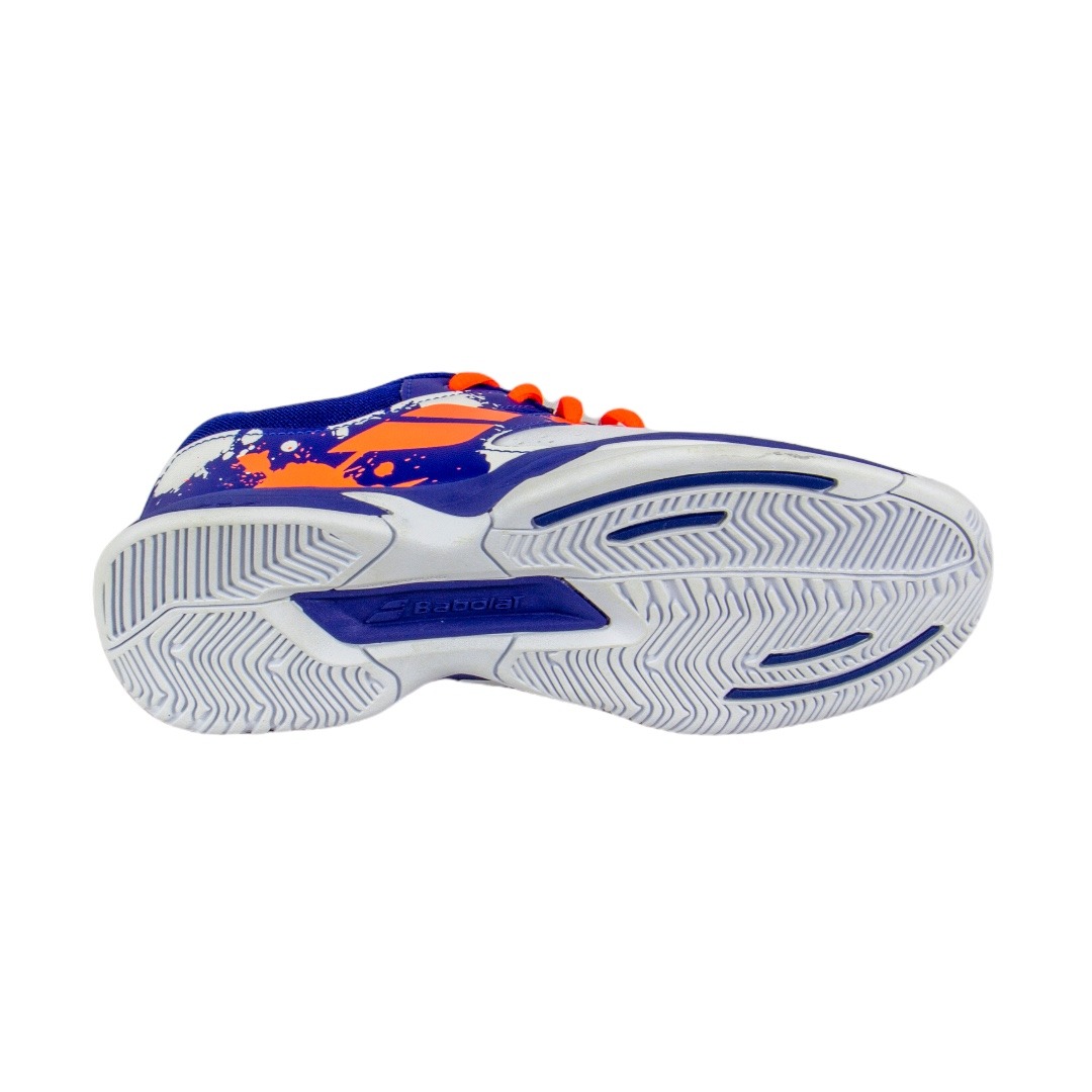TENIS BABOLAT T PULSION ALL COURT JR WHITE/DAZZLING BLUE