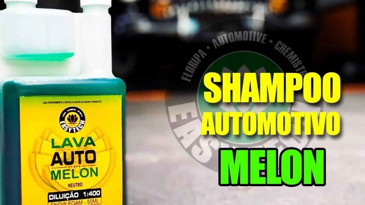 04 Shampoo Automotivo 1:400 Melon Concentrado 1,2l Neutro Easytech