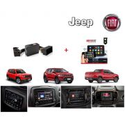Interface de vídeo Fiat Jeep Compass / Renegade / Toro + Espelhamento