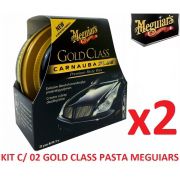 Kit c/ 02 Cera Meguiars Gold Class Pasta Wax G7014