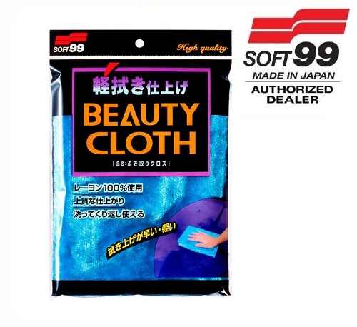 Toalha Beauty Cloth Pele De Raposa 32x22cm Azul Soft99 Microfibra