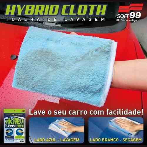 Toalha Hibrida Hybrid Cloth 30x40cm Soft99 Lavagem Absorção