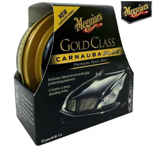 Cera Meguiars Gold Class Pasta Wax G7014 + 2 Flanela Toalha Microfibra 40 X 60 Cm Autoamerica