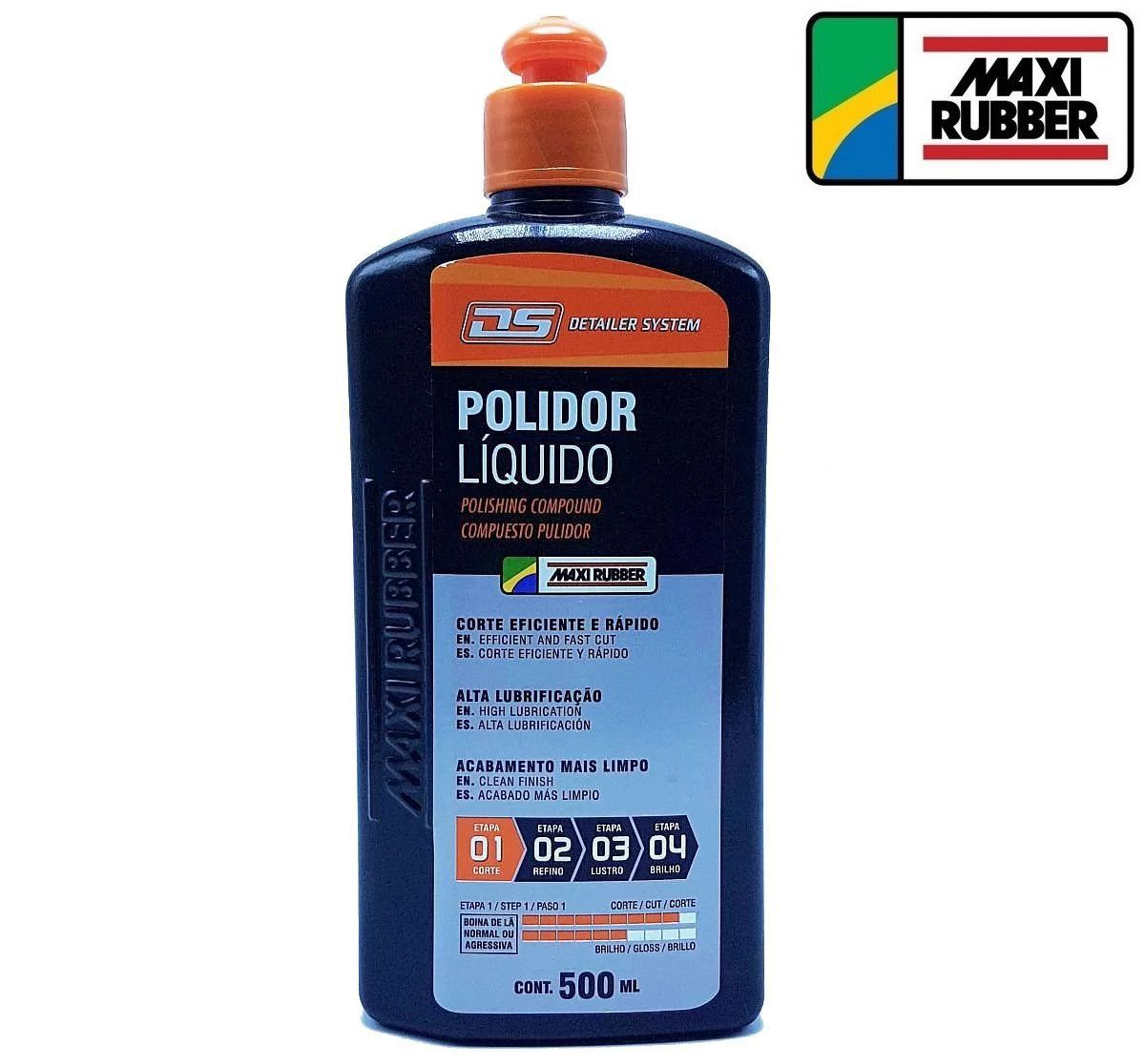 Composto Polidor Liquido Detailer System 500ml Maxi Rubber