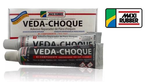 Kit C/ 4 Veda Choque Maxi Rubber Parachoque Solda 150g
