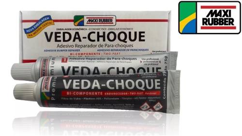 Kit C/ 6 Veda Choque Maxi Rubber Parachoque Solda 150g