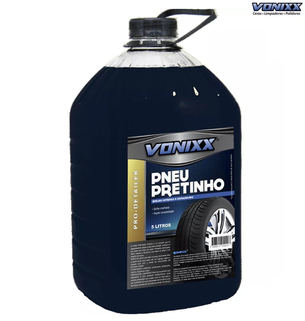 Kit Pretinho 5L + Shampoo 5L + Super Polidor + 2 Microfibra + Tech Dry Secag