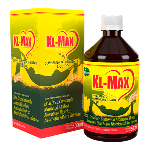Kl-Max - 500ml (Camomila, Ervas doce, Maracujá, Melissa, Abacateiro, Alcachofra, Sálvia e Valeriana)
