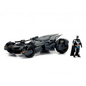 Boneco Metals Die Cast 1:24 - Batmobile (Justice League) com Figura Batman | Jada/DC