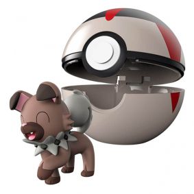 Boneco Pokémon Clip N Go - Bola Tempo e Rockruff | WCT/DTC