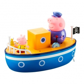 Conjunto Peppa Pig - Barco do Vovô Pig com 2 Figuras | Sunny