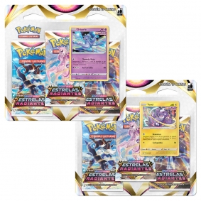 Pokémon TCG: 2 Triple Pack SWSH10 Estrelas Radiantes - Toxel + Oricorio
