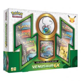 Pokémon TCG: Box Coleção Red & Blue - Venusaur EX