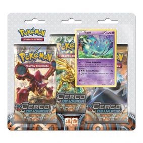 Pokémon TCG: Triple Pack XY11 Cerco de Vapor - Azelf