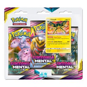 Pokémon TCG: Triple Pack SM11 Sintonia Mental - Vikavolt