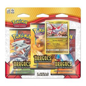 Pokémon TCG: Triple Pack SM7.5 Dragões Soberanos - Latias