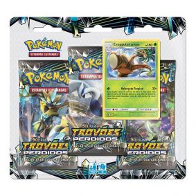 Pokémon TCG: Triple Pack SM8 Trovões Perdidos - Exeggutor de Alola