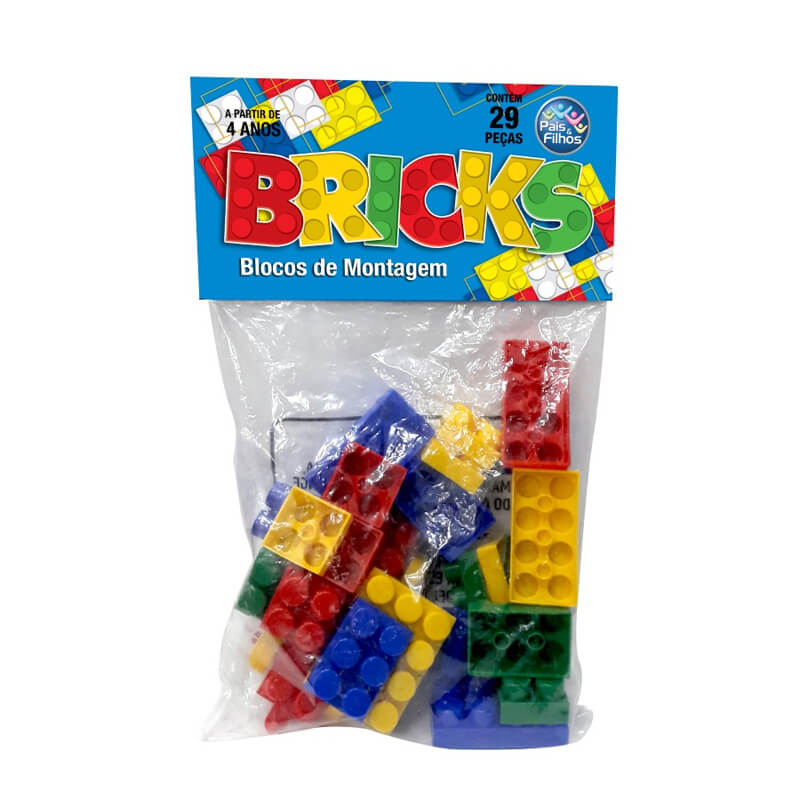Blocos de Montagem: Bricks - 29 Peças | Pais & Filhos