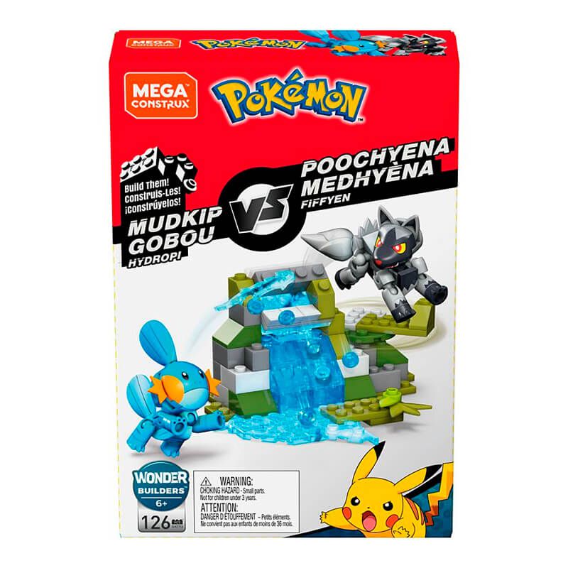 Blocos de Montar Mega Construx Pokémon - Mudkip VS. Poochyena | Mattel