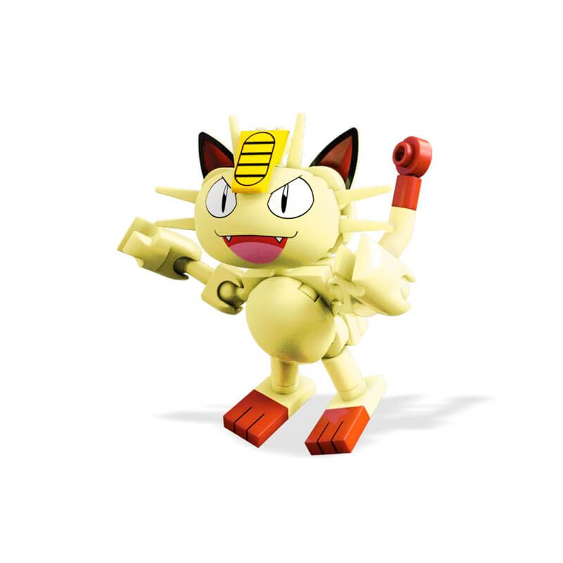 Blocos de Montar Mega Construx Pokémon - Pikachu e Meowth Combate | Mattel