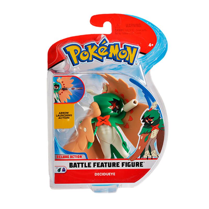 Bonecos Pokémon Battle Figure 4,5" - Lapras, Ash + Pikachu, Decidueye e Bewear | WCT/DTC