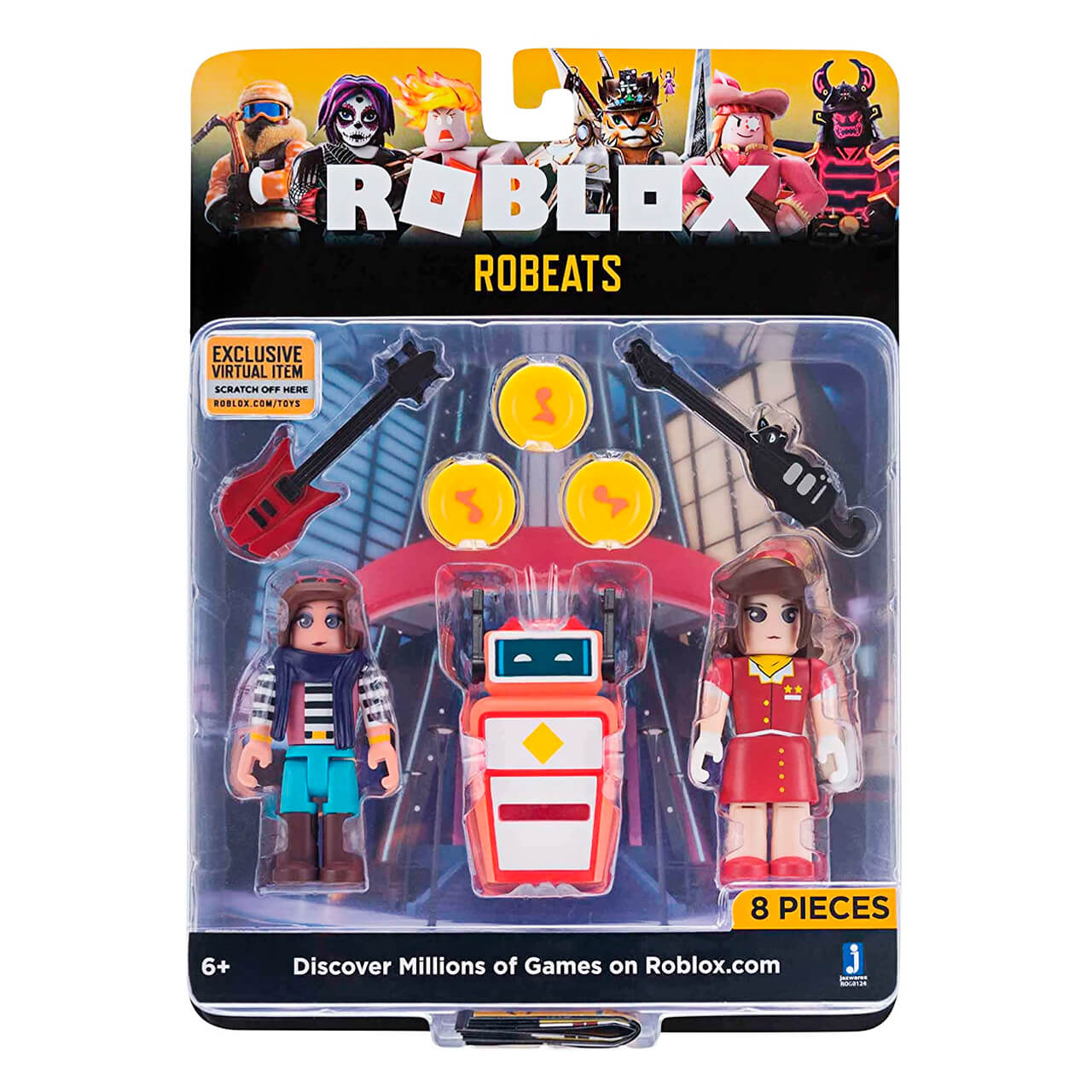 Bonecos Roblox Celebrity Collection - Robeats (8 Peças) | Jazwares