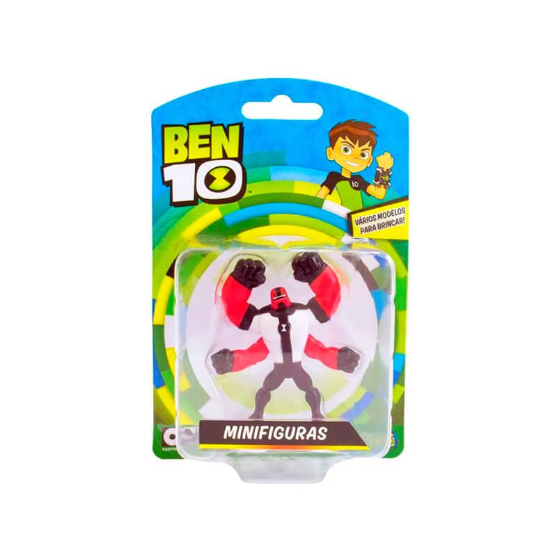 Combo Bonecos Ben 10 Mini Figuras - Ben Tennyson + Quatro-Braços + Ultra T + Hex | Playmates/Sunny