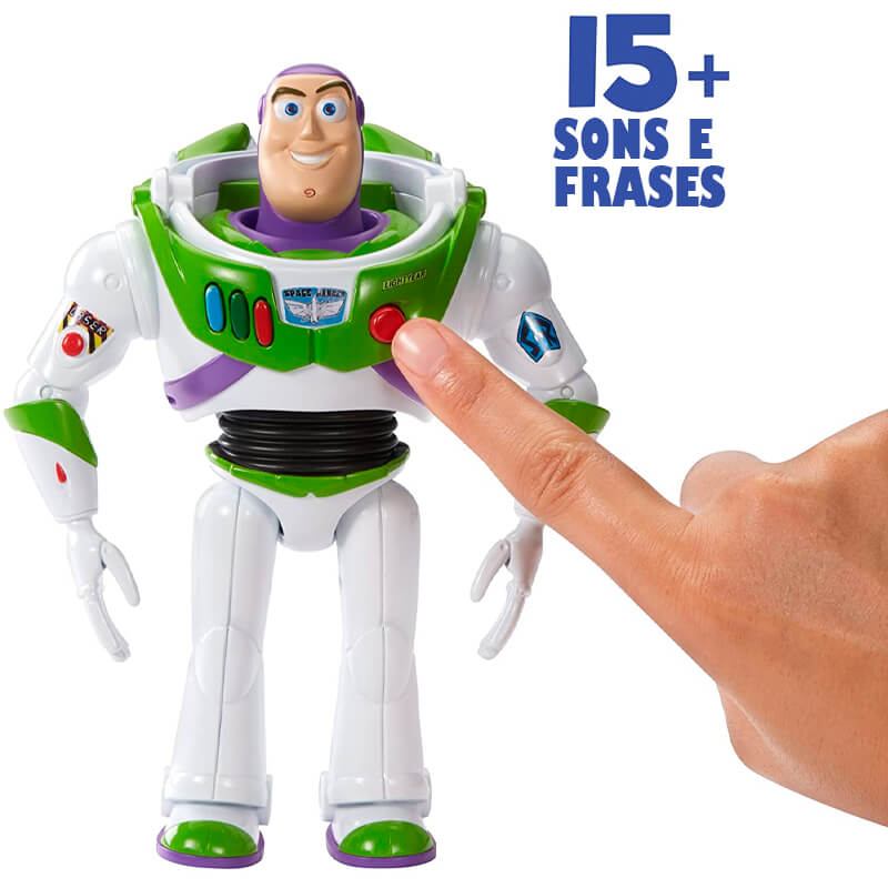 Figura Falante Toy Story - True Talkers: Buzz Lightyear Articulado | Mattel/Disney Pixar