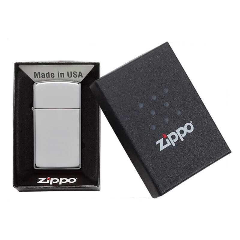 Isqueiro Zippo 1610 Slim® Cromado Polido