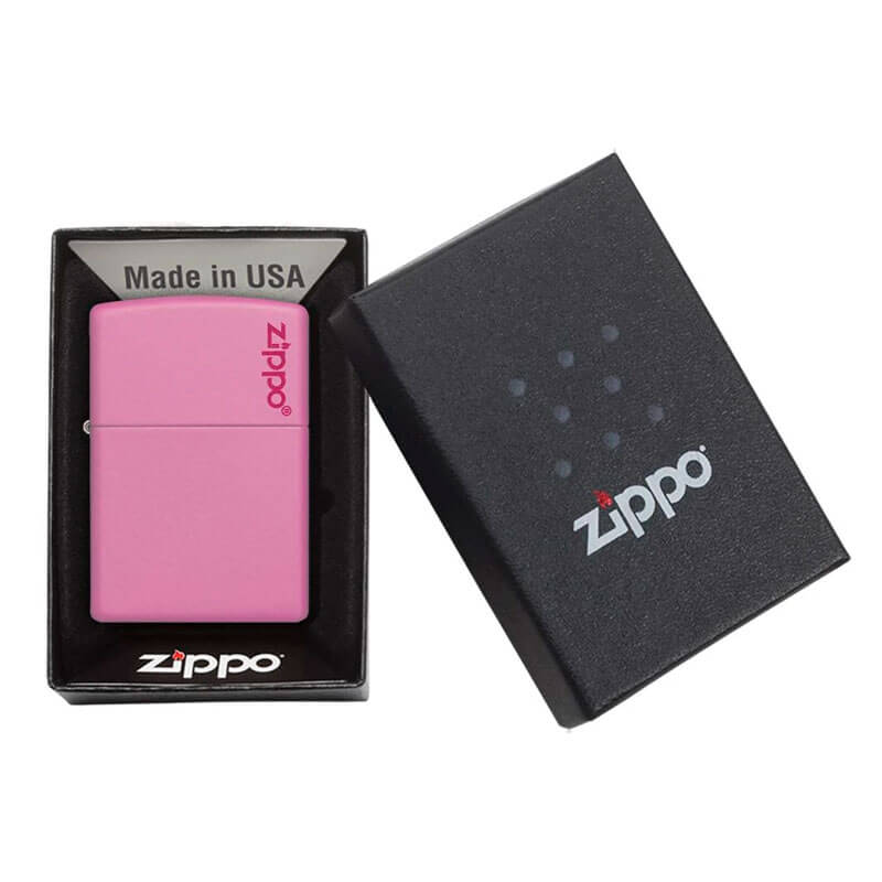 Isqueiro Zippo 238ZL Classic Zippo Logo Rosa Fosco