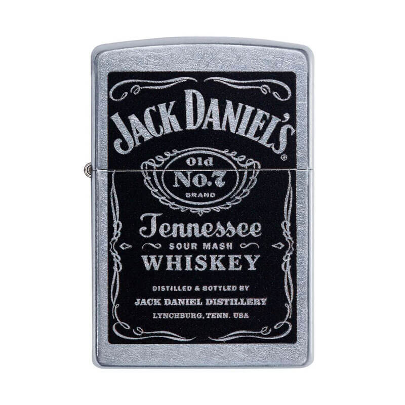 Isqueiro Zippo 24779 Classic Cromado Jack Daniel's® Label Street