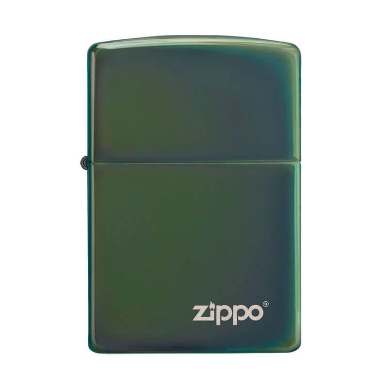 Isqueiro Zippo 28129ZL Classic Verde Zippo Logo Polido