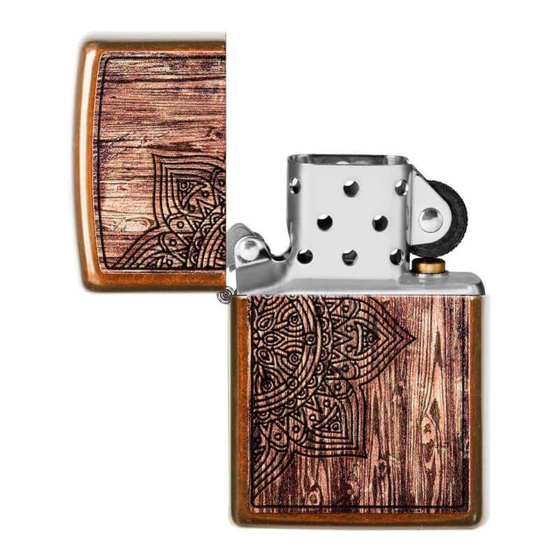 Isqueiro Zippo 29828 Classic Wood Mandala Toffee™
