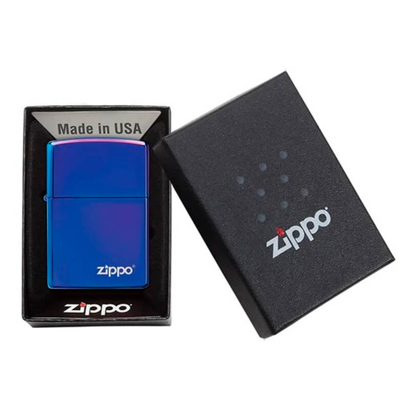 Isqueiro Zippo 29899ZL Classic Indigo Zippo Logo Polido