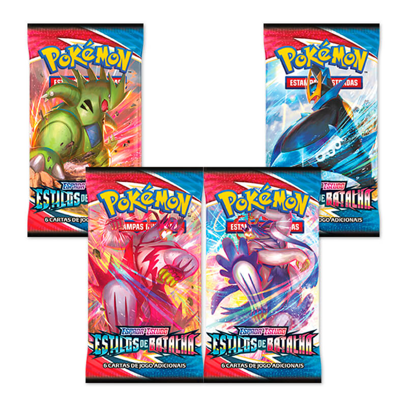 Pokémon TCG: 2 Quad Pack SWSH5 Estilos de Batalha - Jolteon + Eevee