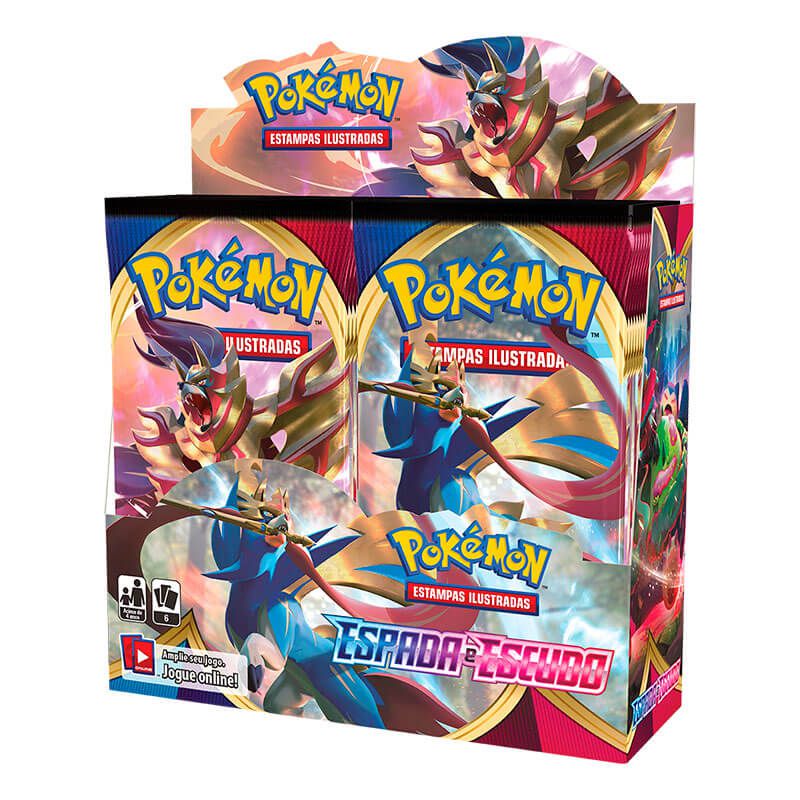 Pokémon TCG: 2x Booster Box (72 pacotes) SWSH1 Espada e Escudo