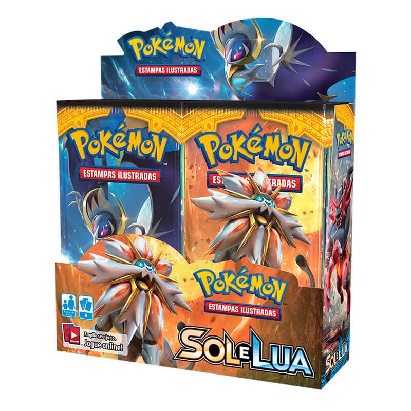 Pokémon TCG: Booster Box (36 unidades) SM1 Sol e Lua + Pasta Oficial Ultra PRO Eevee