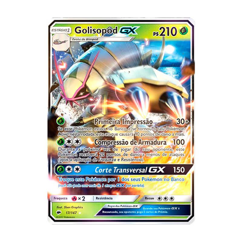 Pokémon TCG: Golisopod GX (17/147) - SM3 Sombras Ardentes