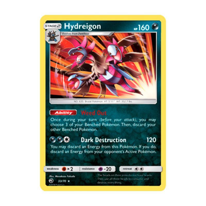 Pokémon TCG: Hydreigon (33/70) - SM7.5 Dragões Soberanos