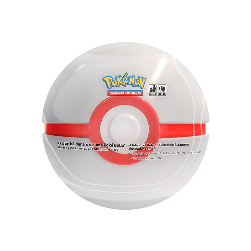 Pokémon TCG: Lata Colecionável Poké Bola (Premier Ball/Bola Prêmio)